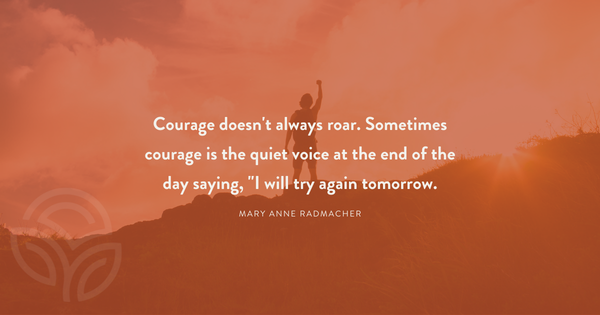The definition of courage