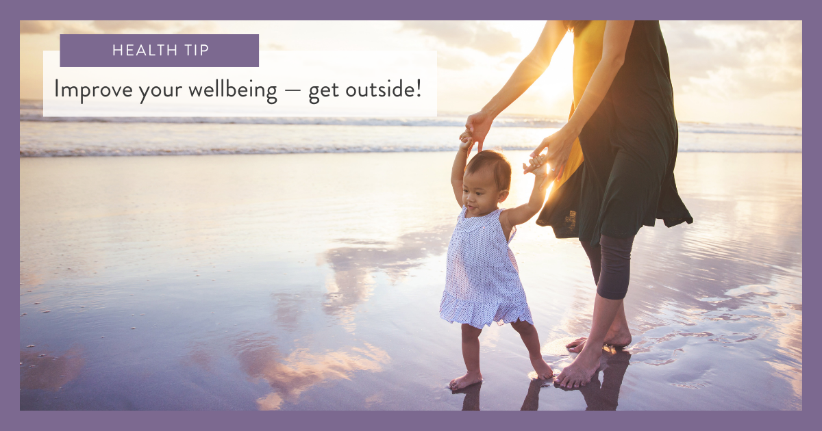 Improve your wellbeing –  get outside!