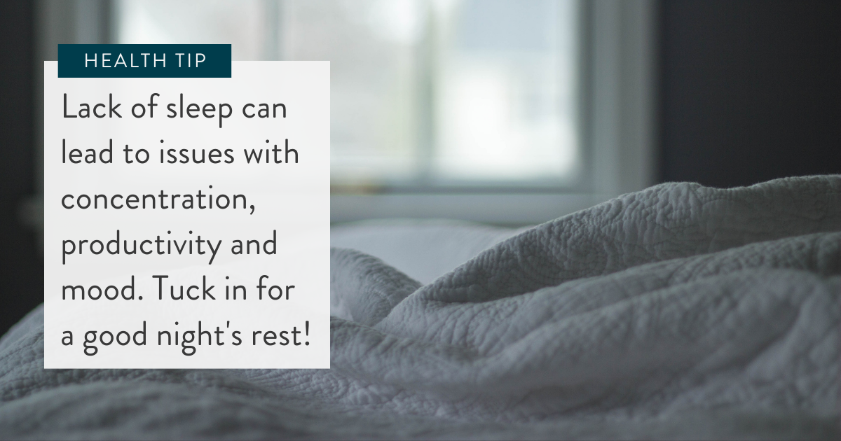 The importance of good sleep