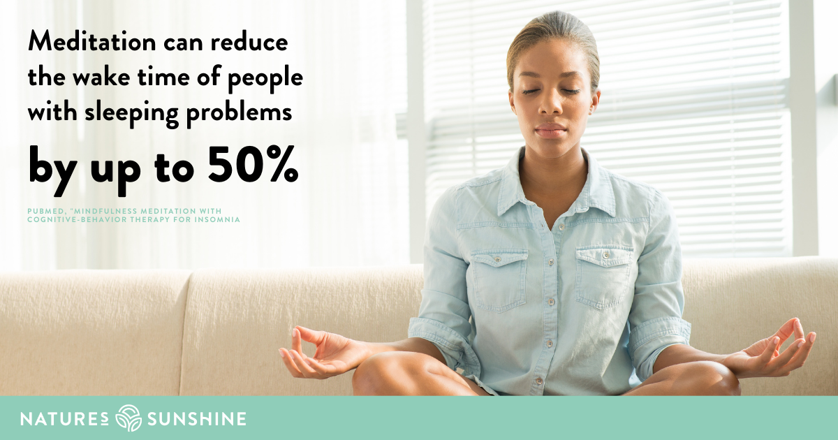 Banish sleeplessness with meditation