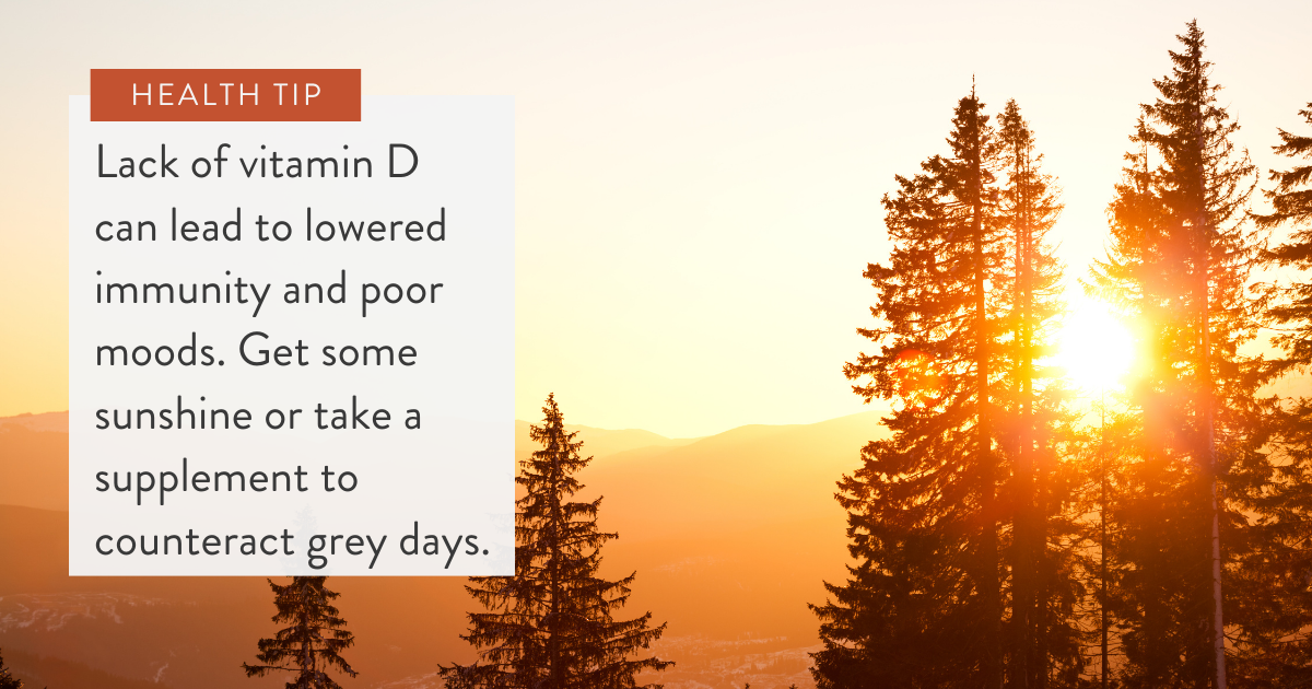 Sometimes you have to seek out vitamin D
