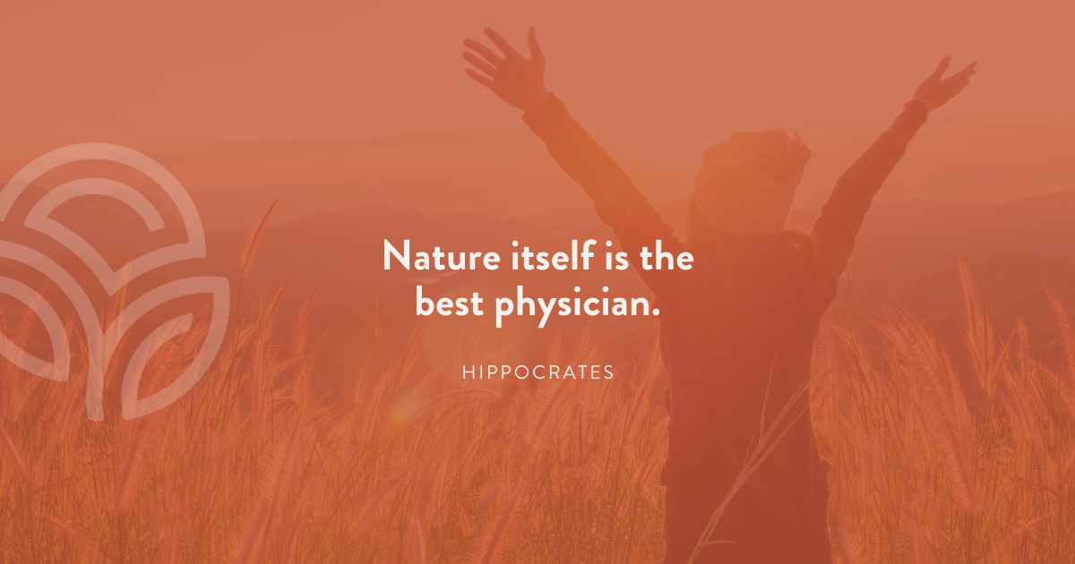 The healing power of nature