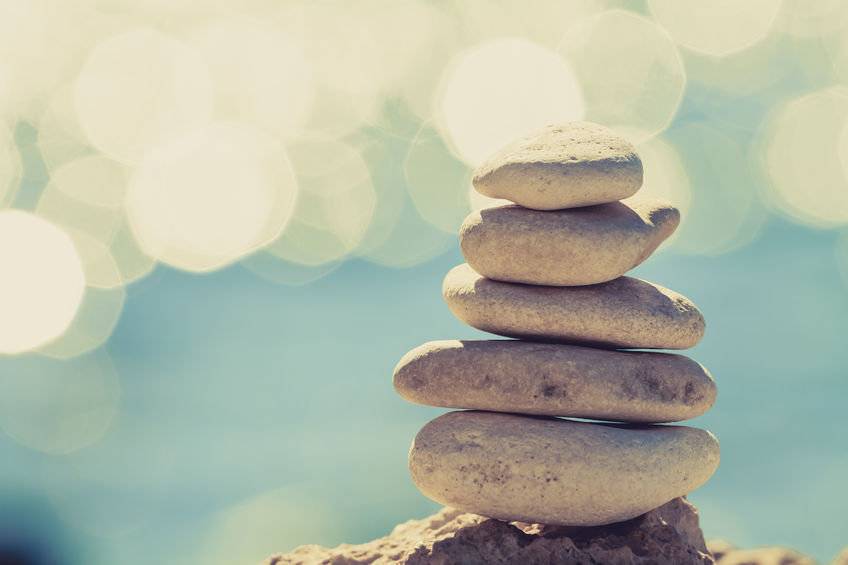Start with the rocks