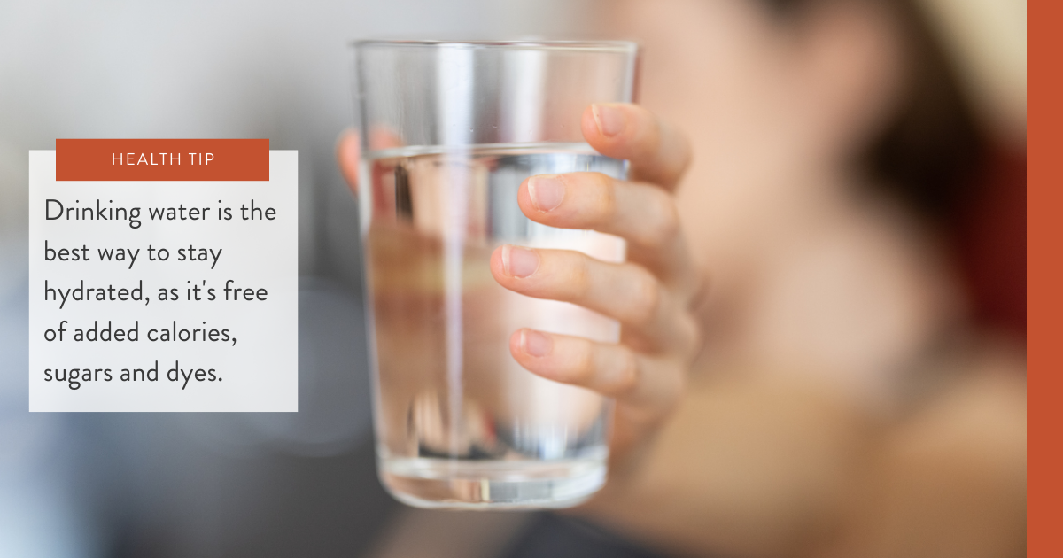 Hydration is key